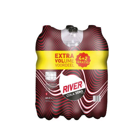 River cola
regular of zero
6-pack