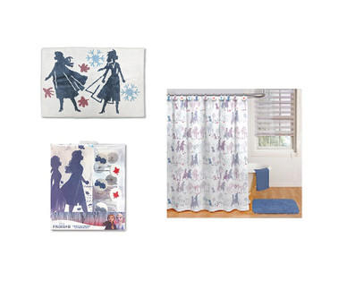 Shower Curtain and Hook Set or Bath Rug