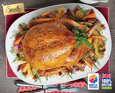 Specially Selected Pure Breed Free Range Roly Poly Turkey