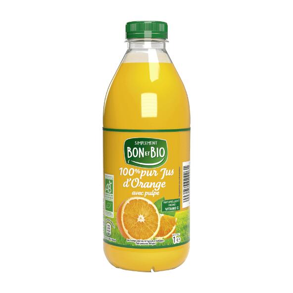 SIMPLEMENT BON ET BIO(R) 				100% pur jus d'orange bio