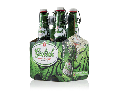 Grolsch Premium Lager Swing Top Bottle 4 x 450ml