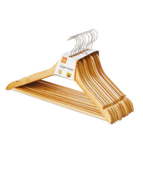 Easy Home Wooden Coat Hangers