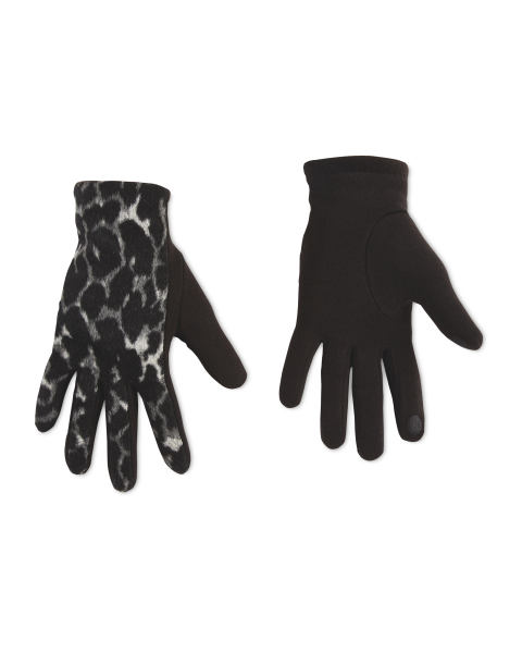 Avenue Ladies' Animal Print Gloves