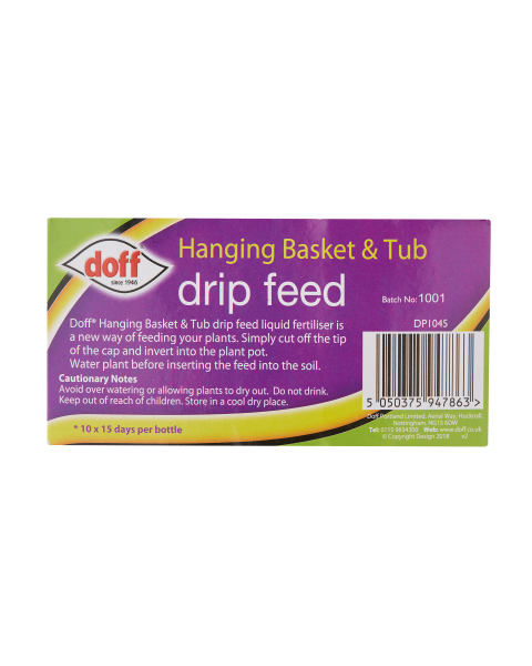 Doff Drip Feeders Hanging Basket