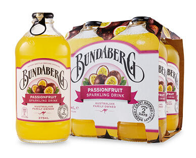 Bundaberg Assorted Brewed Soft Drinks 4 x 375ml
