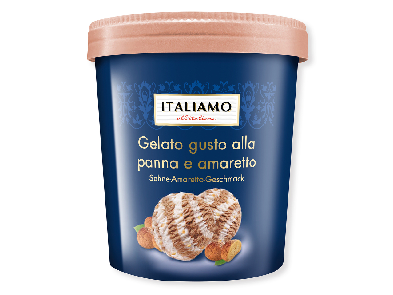 "Italiamo" Helado de crema de nata