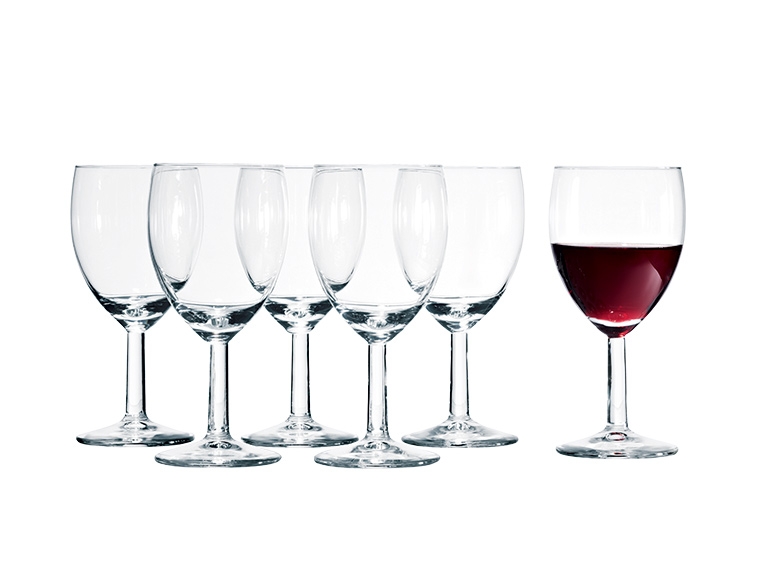 6 verres à vin rouge ou blanc