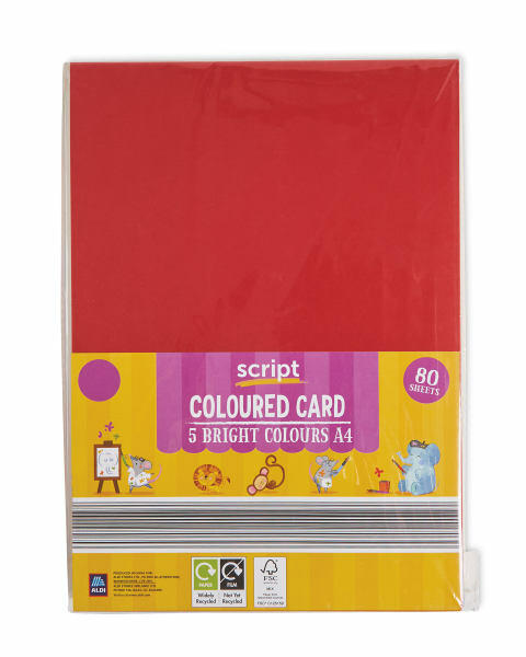 A4 Card Paper 80 Pack