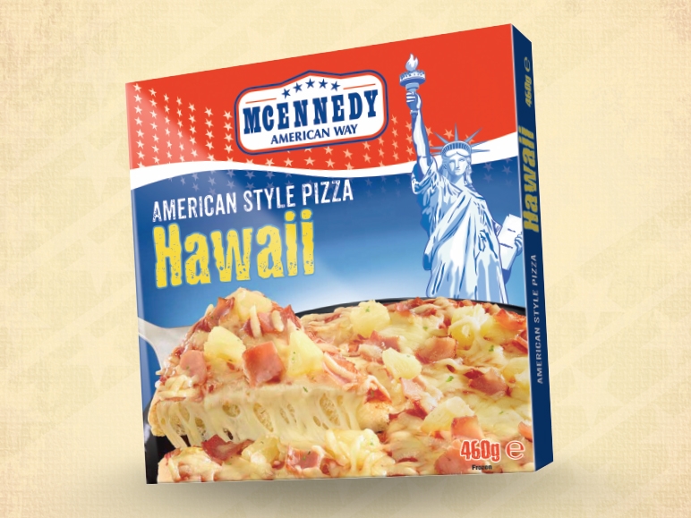 Pizza în stil american, diverse sortimente