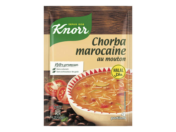 Knorr soupe chorba Halal