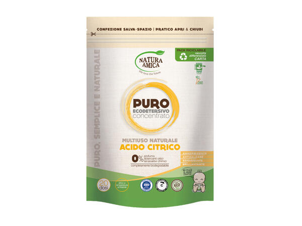 Pure Organic Detergent with Citric Acid