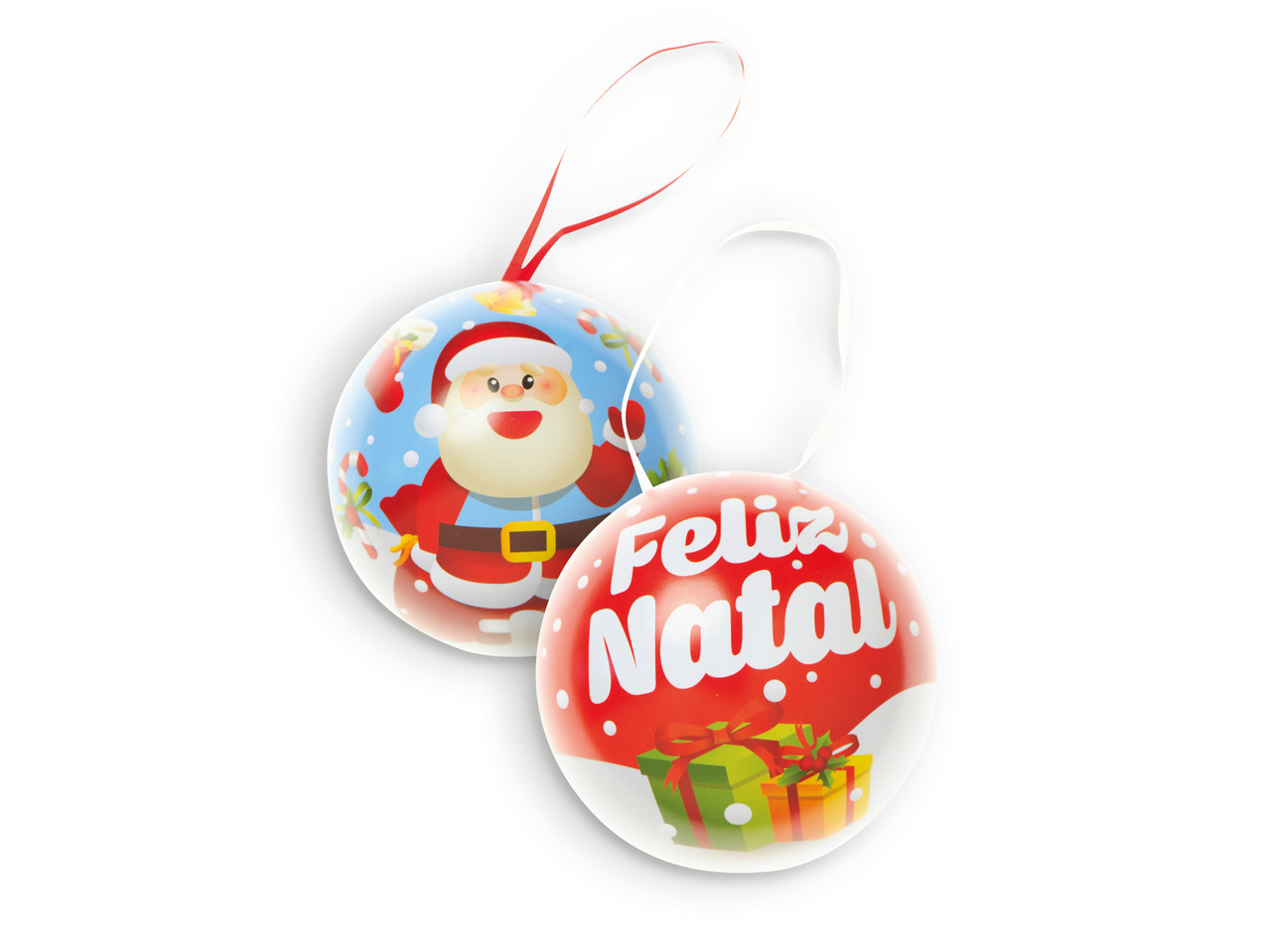 FAVORINA(R) Lata Decorativa de Natal com Bombons de Chocolate