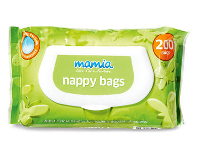 Mamia Nappy Bags 200pk