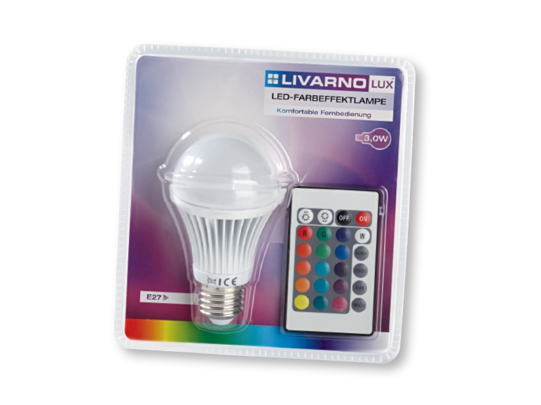 Lampe à LED avec changement de couleur