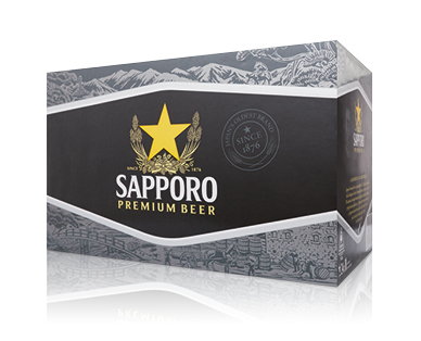 Sapporo Premium Beer 24 x 355ml