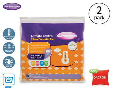 Climate Control Pillow Protector Pair