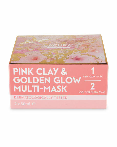 Pink Clay & Golden Glow Multi-Mask