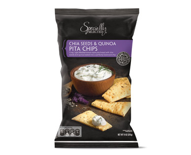 Specially Selected Chia Seeds & Quinoa or Ancient Grain Pita Chips