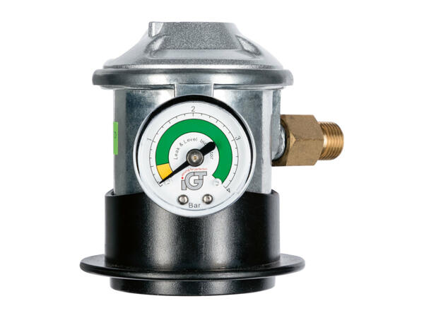 CFH Barbecue Gas Regulator with Pressure Gauge