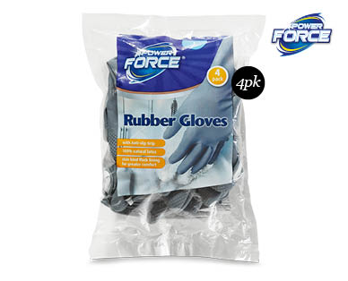 Rubber Gloves 4pk