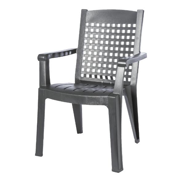 BELAVI(R) 				Chaise de jardin empilable