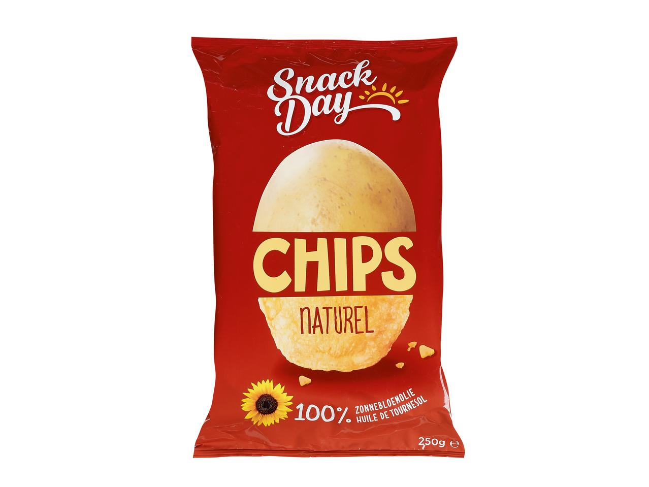 Chips Paprikageschmack oder Natur