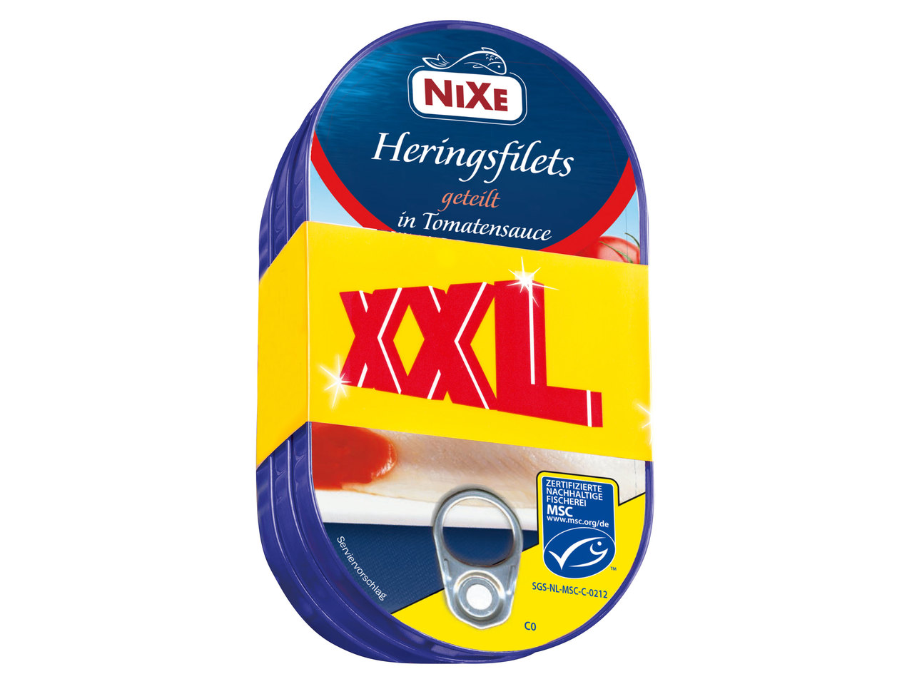 NIXE Heringsfilets in Tomatensauce 3x 200 g