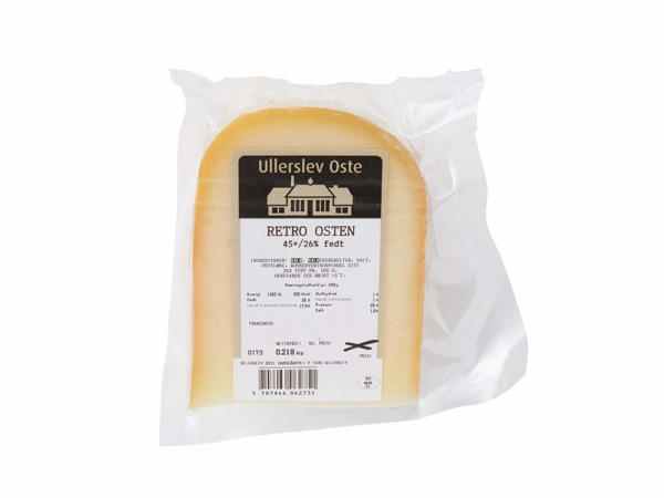 ULLERSLEV OSTE Retro ost eller Vendsyssel ost.