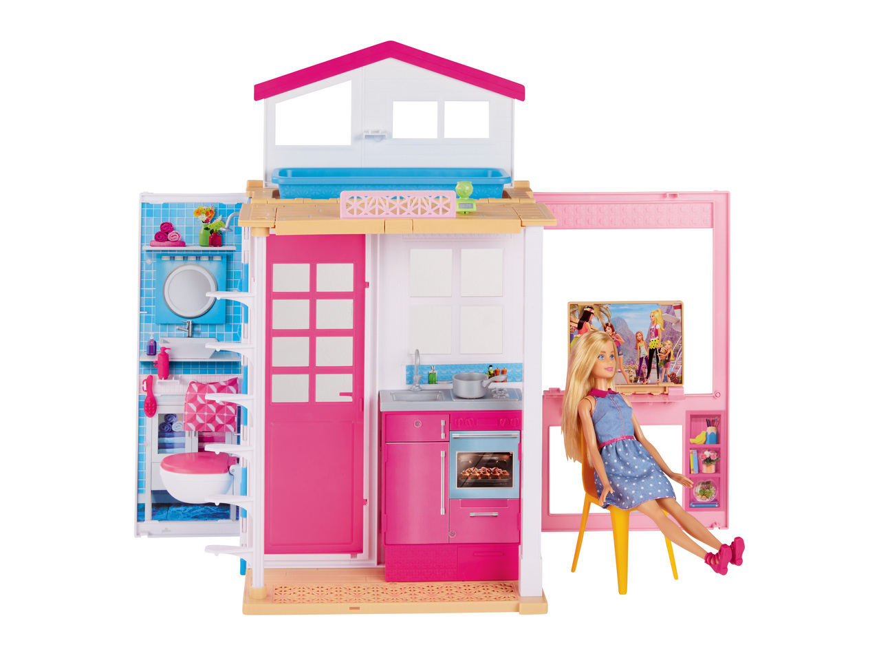 Barbie House \u0026 Doll Set - Lidl 