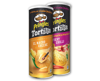 PRINGLES(R) Tortilla Chips Nacho Cheese/ Fiery Chilli
