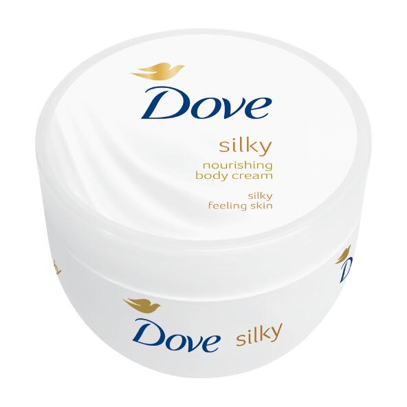 DOVE 	 				Silky body cream