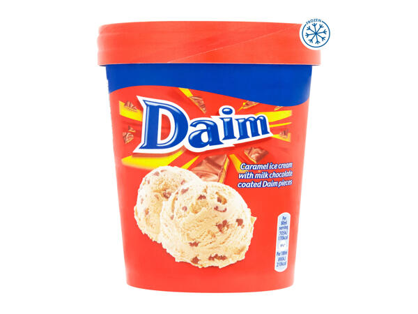 Daim or Oreo Ice Cream Tub