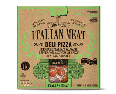 Mama Cozzi's 16" Thin Crust Italian Meat Deli Pizza