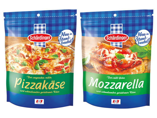SCHÄRDINGER Pizzakäse/Mozzarella gerieben