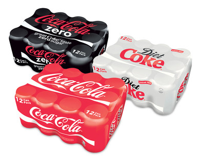 Coca-Cola Zero/Diet Coke/Regular Coca-Cola