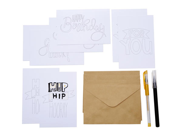 Hand Lettering Set, Hanging Decoration Craft Kit or Hand Lettering Poster Craft Set