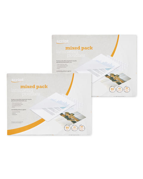 A5 Mixed Laminating Pouches 240 Pack