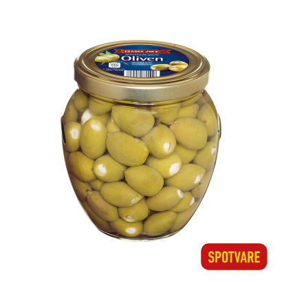 Grønne oliven med fyld