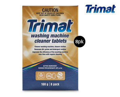 Washing Machine Cleaner Tablets 8pk/160g or Iron Cleaner 50g