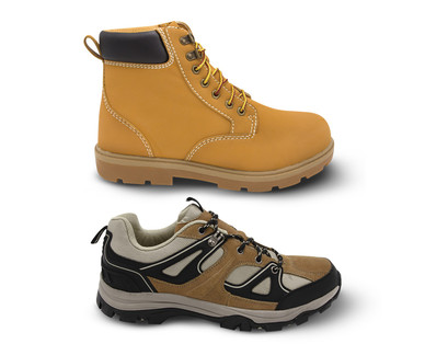 Adventuridge Men's Low-Cut Hiker or Steel-Toe Work Boots