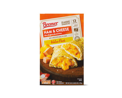 Bremer Ham & Cheese or Pepperoni Stuffed Sandwich Value Pack