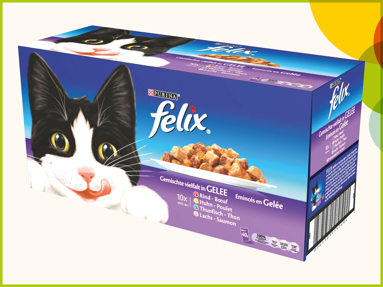 Aliment pour chats en gelée Felix