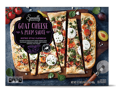 Specially Selected Pear & Roquefort Cheese or Goat Cheese & Plum Sauce Flatbread
