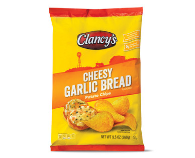 Clancy's Cheesy Garlic Bread Potato Chips