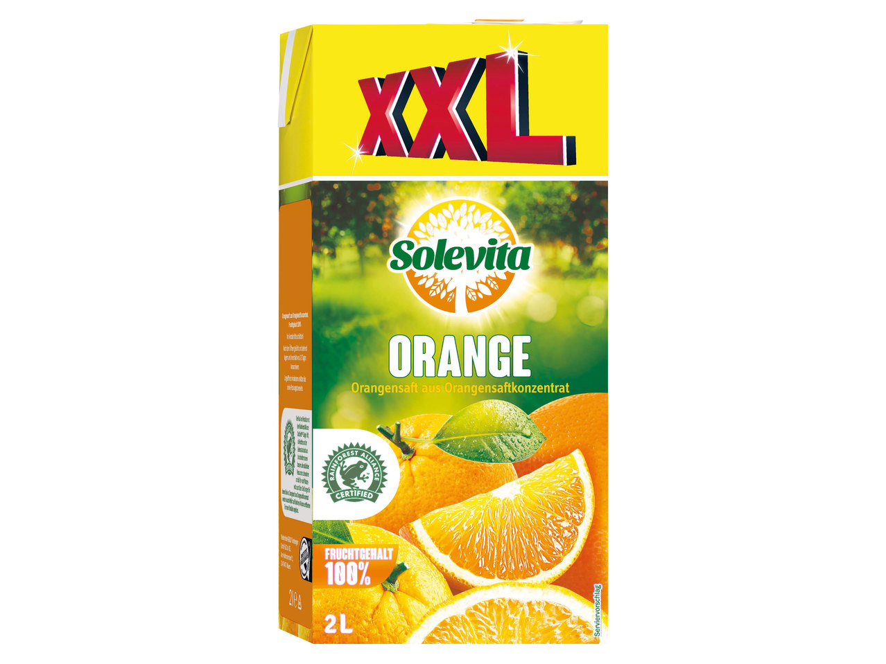 SOLEVITA Orangensaft 2 Liter