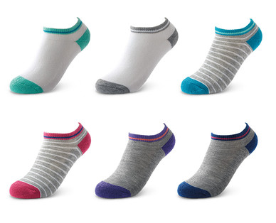 Lily & Dan Girls Socks 10 Pair Ankle or No Show
