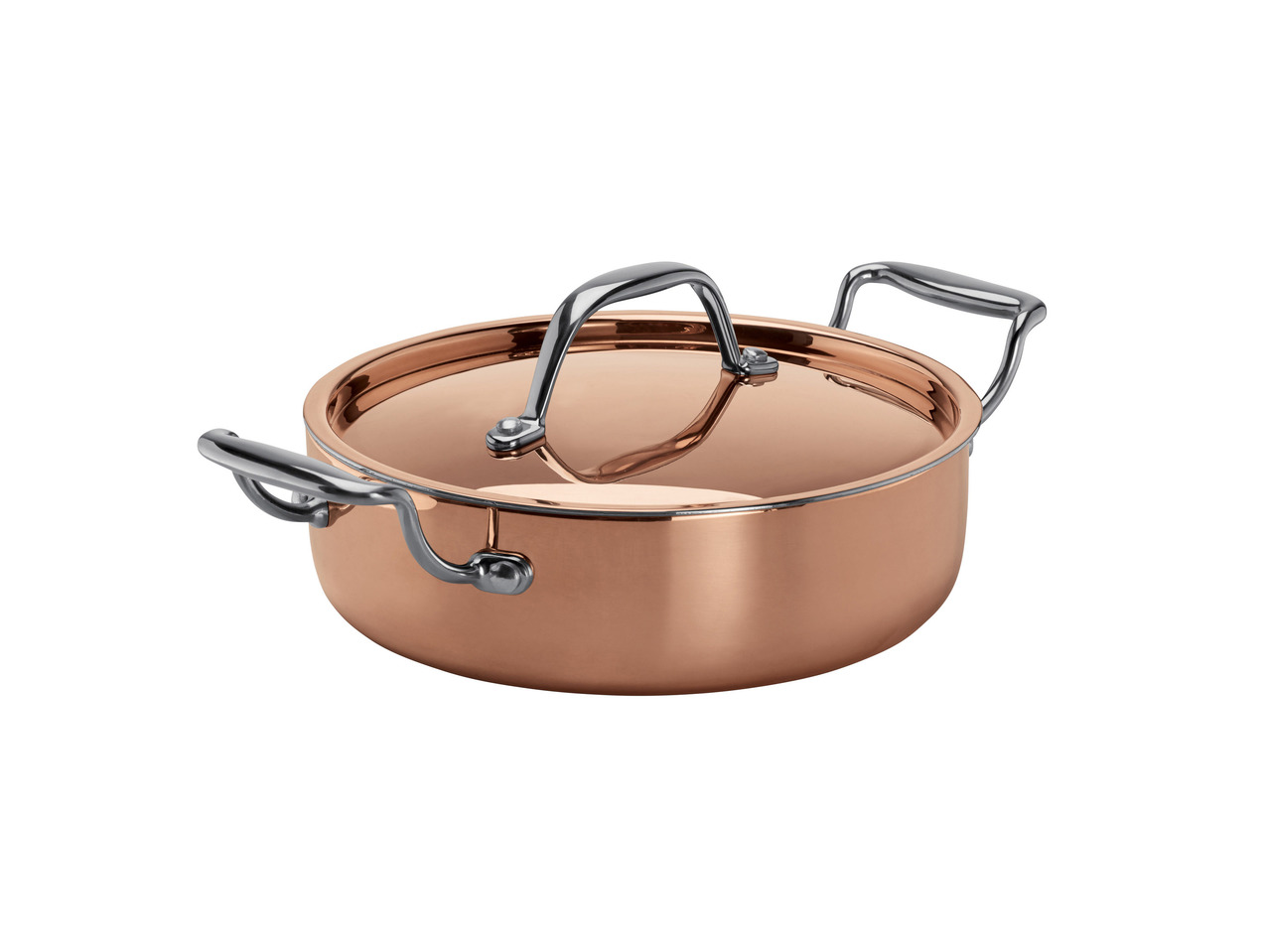 ERNESTO Copper Frying Pan/Copper Serving Pan