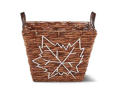 Huntington Home Embroidered Basket