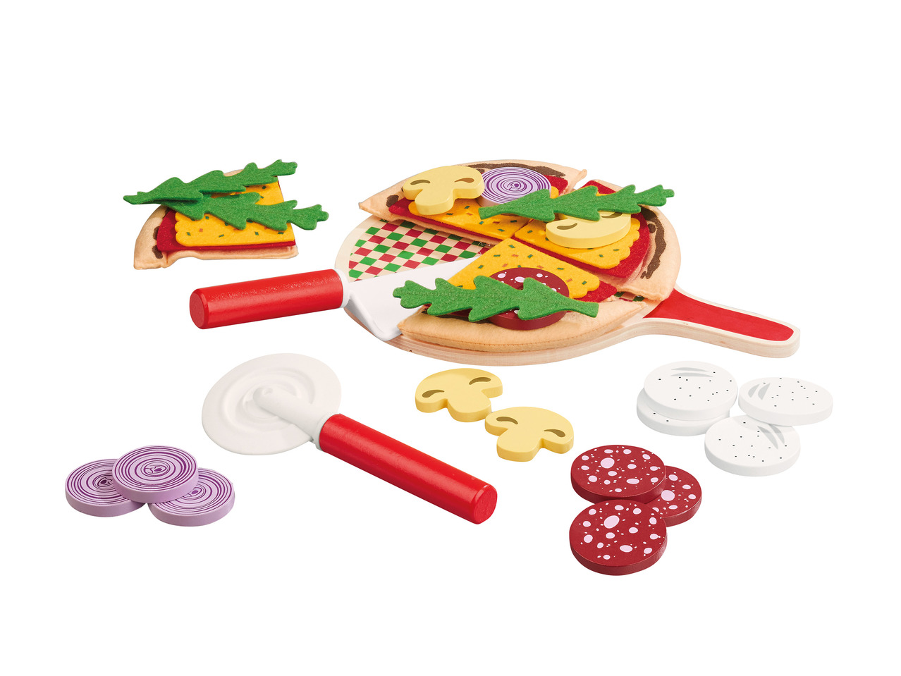 Playtive Junior Wood & Felt Food Set1
