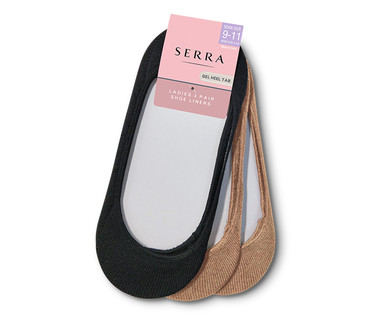Serra Ladies' 3-Pack Shoe Liners